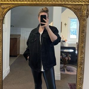 Levi’s Faded Black Denim Jacket Size XL